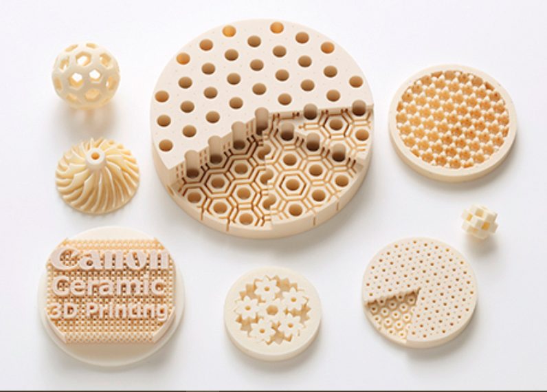 Canon’dan  3D yazıcılar için özel seramik malzeme kullanan yeni üretim teknolojisi