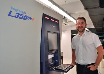 Screen Truepress Jet L350 UV+ yatırımı ile  Sade Ofset üretim verimliliğini arttırıyor