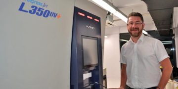 Screen Truepress Jet L350 UV+ yatırımı ile  Sade Ofset üretim verimliliğini arttırıyor