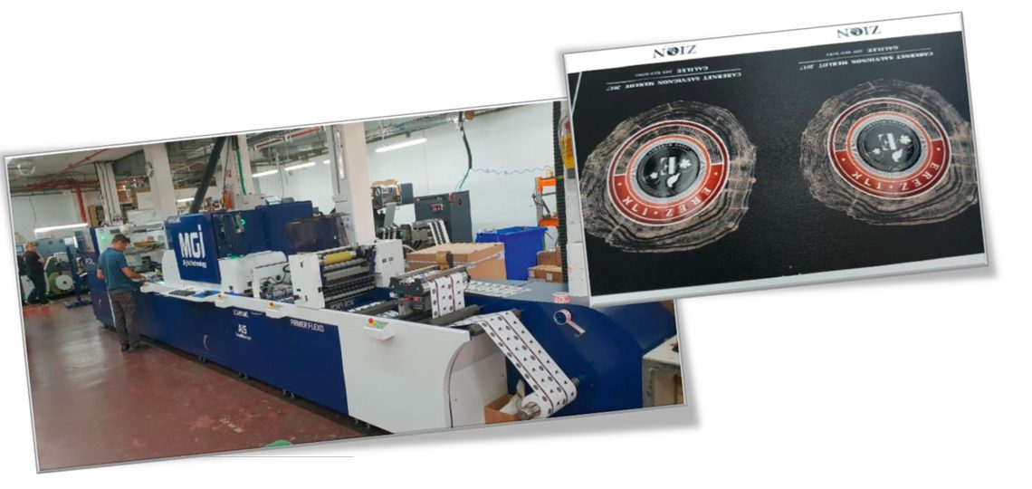 İsrailli şarap etiketleri lideri Peerprint MGI JETvarnish  3D Web’i seçti