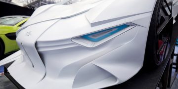 Massivit 3D baskılı 1:1 konsept araba