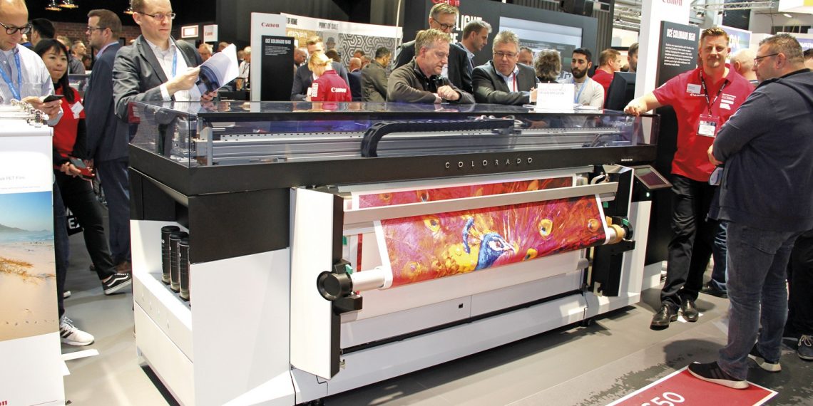 FESPA Global Print Expo 2019’da Canon yeni Océ Colorado 1650 ile dikkat çekti