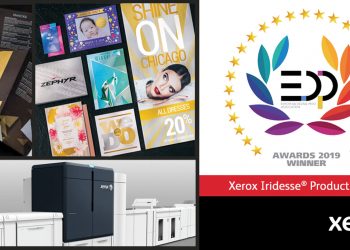 Xerox Iridesse, Dijital Üretimde Yenilikçilik alanında En İyi EDP ödülünü aldı