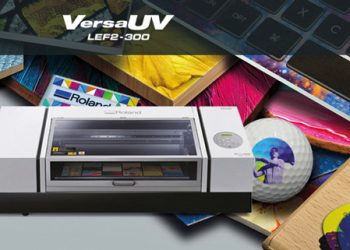 Roland DG VersaUV LEF2-300 tezgah üstü UV flatbed yazıcıyı piyasaya sunuyor
