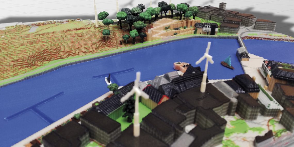 Microsoft’un sürdürülebilir şehirler icat etmek için yarışılan Minecraft oyununda Mimaki rol alıyor