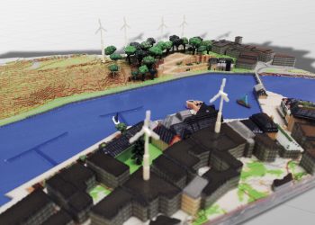 Microsoft’un sürdürülebilir şehirler icat etmek için yarışılan  Minecraft oyununda Mimaki rol alıyor