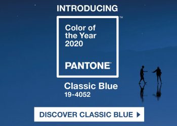 2020 yılının rengi  Klasik Mavi, PANTONE® 19-4052