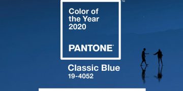 2020 yılının rengi  Klasik Mavi, PANTONE® 19-4052