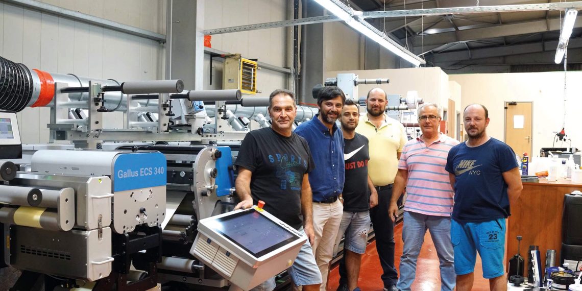 Batsios Labels ilk Gallus  etiket makinesine yatırım yaptı