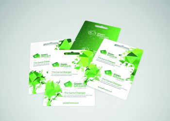 Daha kalın kartona  dijital olarak basılmış hediye kartları