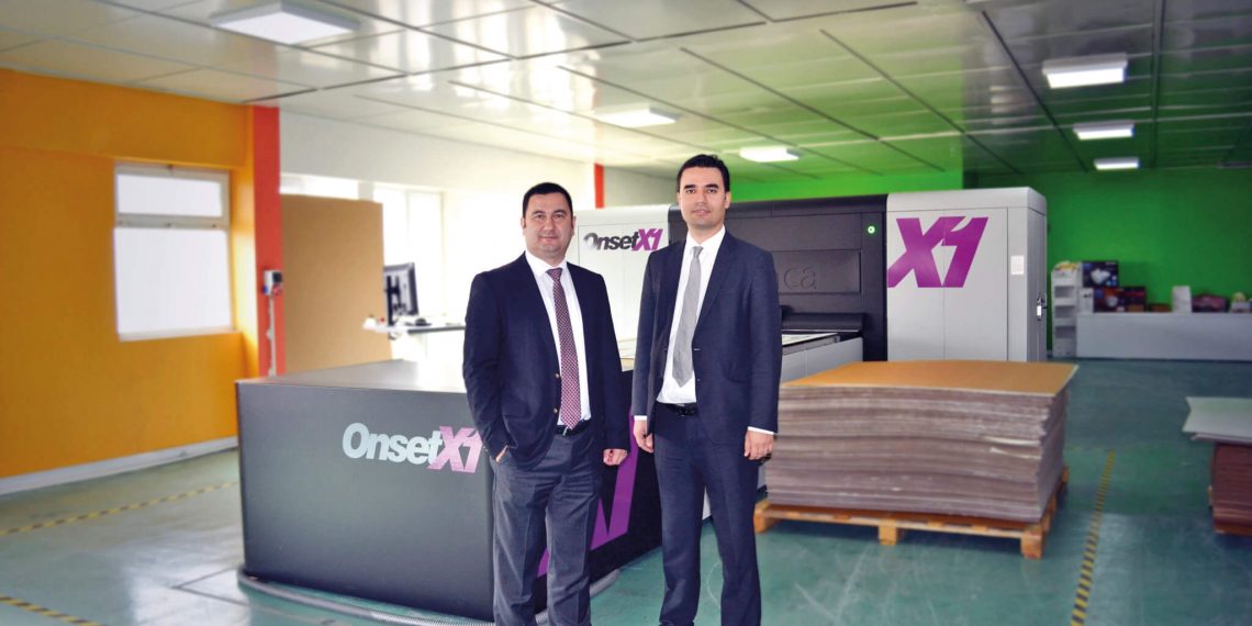 Kaplamin Ambalaj  ikinci Onset X ile oluklu baskı üretimini genişletiyor