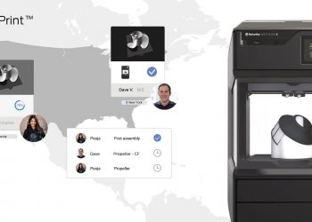 Herhangi bir yerden üç boyutlu baskı iş birliği için yeni iş akışı:  Makerbot Cloudprint™