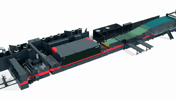 DS Smith Iberia oluklu mukavvaya baskı için EFI Nozomi C18000 Plus kurdu