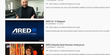 ARED Atölye eğitim videoları Youtube’da