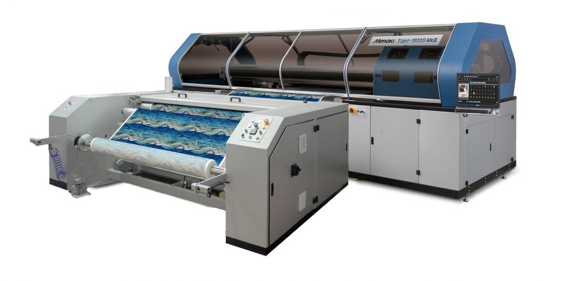 Yüksek hız, üstün kalite ve hatasız çalışma ile endüstriyel tekstil baskısını kolaylaştırıyor: Gelişmiş Mimaki  Tiger-1800B MkIII