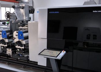 Endüstriyel dijital baskı, Gallus Labelfire, sürekli çalışma sırasında olağanüstü stabilitesi ile etkileyicidir