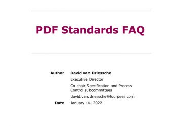 Yeni ve ücretsiz bir ‘FAQ’ ileGhent Workgroup, PDF standartlarıyla ilgili tüm sorularınızı yanıtlıyor