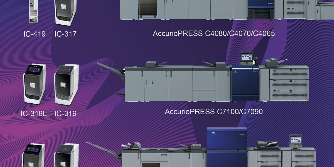 Konica Minolta,EFI Fiery FS500Pro yazılımı ve yeni donanımıyla ilk kez baskı yapmaya başladı