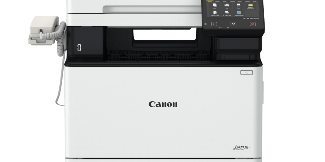 Küçük ölçekli işletmelere güvenli ve verimli çözümlerCanon, i-SENSYS serisi