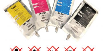 Mutoh Europe, tabela ve teşhir için tehlikesiz mürekkebini tanıttı