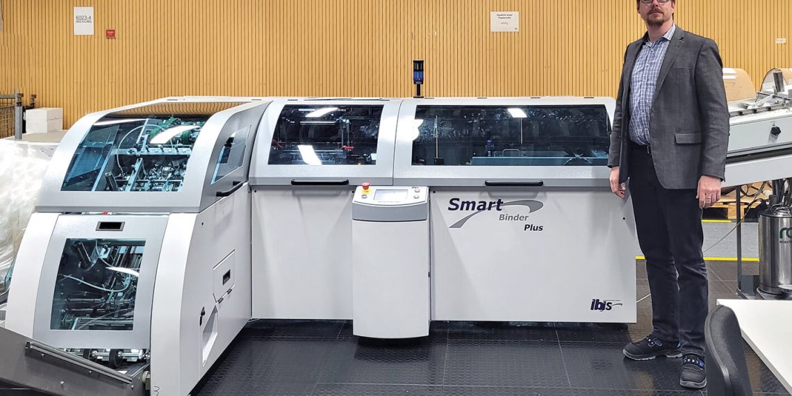 Tutkallı sigorta poliçeleri üretmek içinÜçüncü IBIS Smart-binder makinesi yatırımı