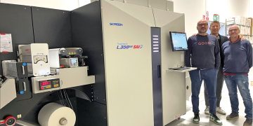 Maestri Etichette, SCREEN Truepress Jet L350UV SAI E yatırımı yaptı