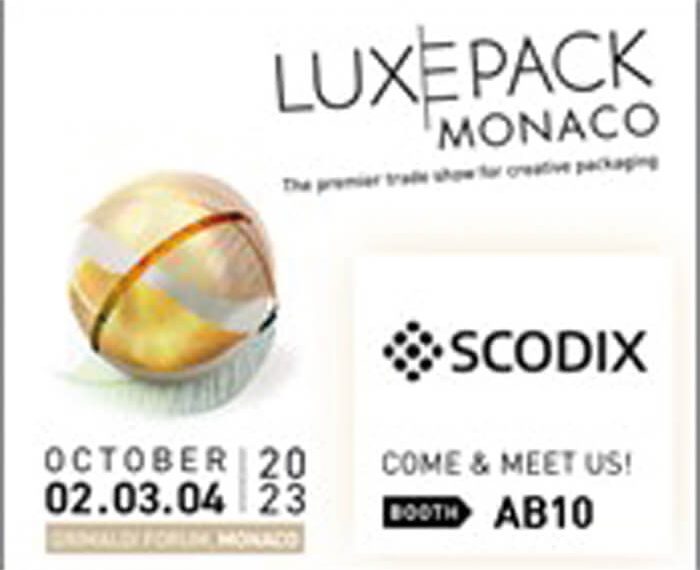 LUXE PACK, Monaco 2023’teScodix, üst düzey ambalajlar için sürdürülebilir süsleme efektlerini sergiliyor
