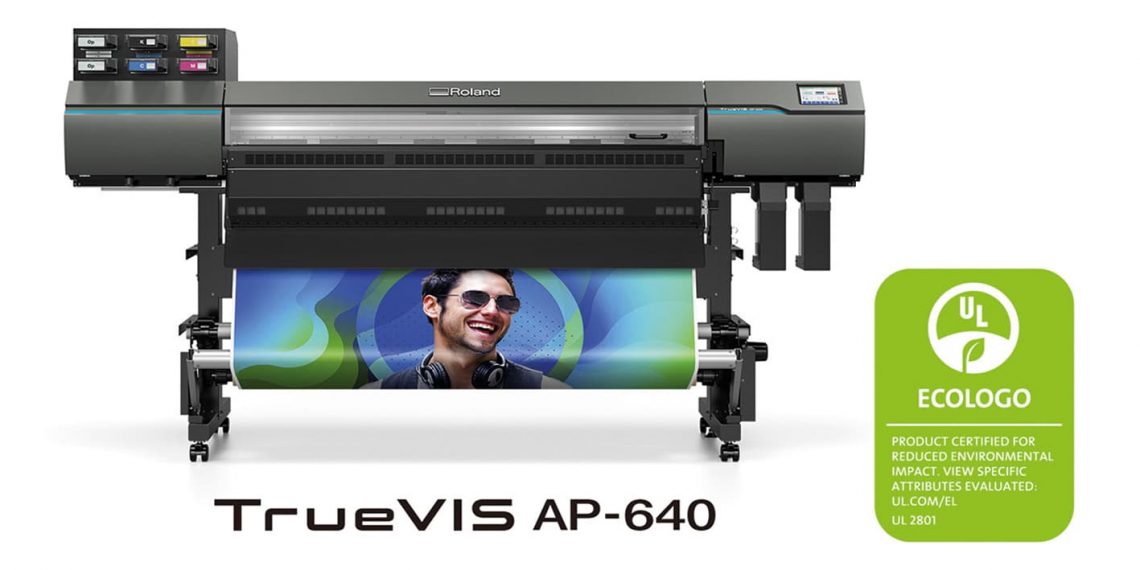 Roland DG, TrueVIS AP-640 için reçine mürekkep ECOLOGO Sertifikası aldı