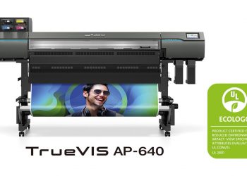 Roland DG, TrueVIS AP-640 için reçine mürekkep ECOLOGO Sertifikası aldı