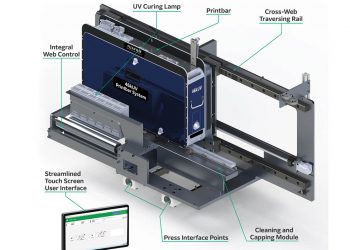 Yüksek hızlı etiket ve ambalaj üretimi içinFujifilm, 46kUV Inkjet Printbar Sistemini piyasaya sürdü