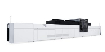 Canon, mürekkep püskürtmeli portföyünü genişletiyor:B2 tabaka beslemeli baskı makinesi varioPRESS iV7