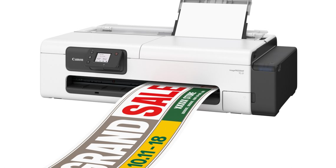 Kullanışlı ve sürdürülebilir:Canon, yeni imagePROGRAF TC-21 ve TC-21M geniş format yazıcılarını tanıttı