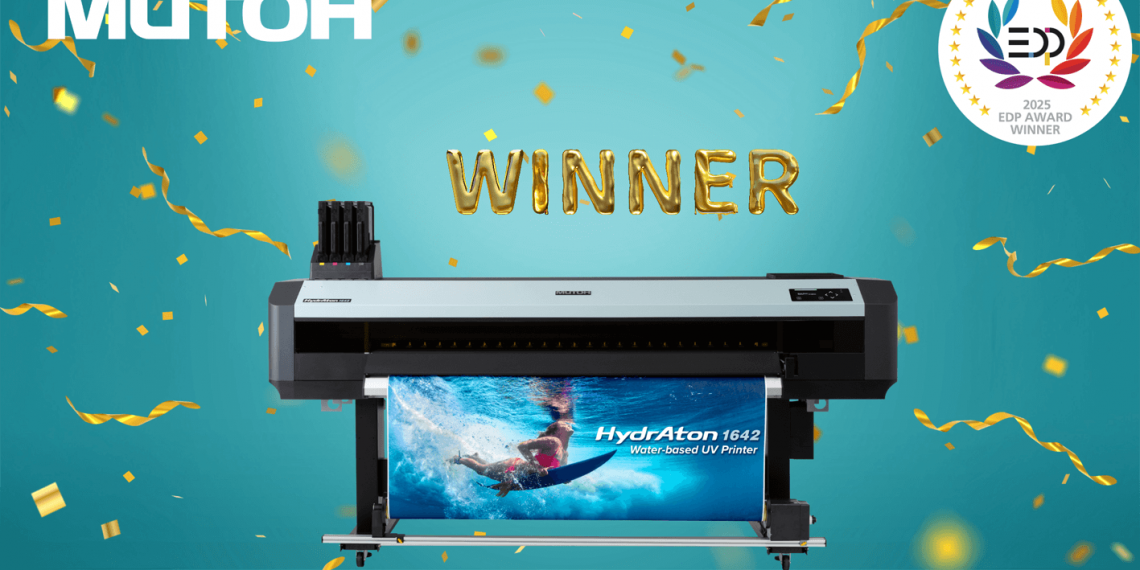 FESPA Berlin 2025’te‘En İyi Roll-to-Roll Yazıcı <170 cm’ seçildiMUTOH, HydrAton 1642 için saygın EDP Ödülünü kazandı