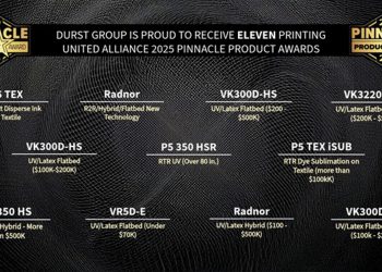 Durst Group’un yenilikçiliği on bir 2025 PRINTING United Alliance Pinnacle Ödülü ile ödüllendirildi