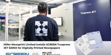 Dijital baskılı gazeteler içinSCREEN TruepressJET 520NX