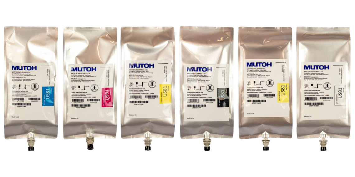MUTOH UV mürekkep portföyünü yeni US81 mürekkepleriyle genişletiyor