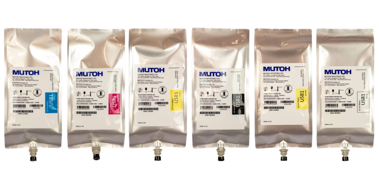 MUTOH UV mürekkep portföyünü yeni US81 mürekkepleriyle genişletiyor