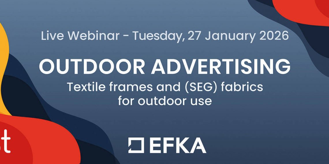 EFKA, Durst ve TTS açık hava reklamcılığı üzerine ortak canlı web semineri düzenliyor