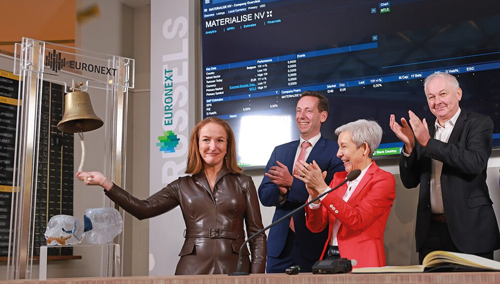 Materialise, Euronext Brüksel borsasında zili çaldı