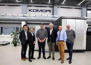 Komori J-throne 29’unAvrupa’daki ilk kurulumu