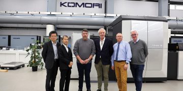 Komori J-throne 29’unAvrupa’daki ilk kurulumu