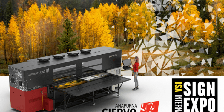ISA International Sign Expo 2026’da başroldeydi:Agfa Anapurna Ciervo H2500