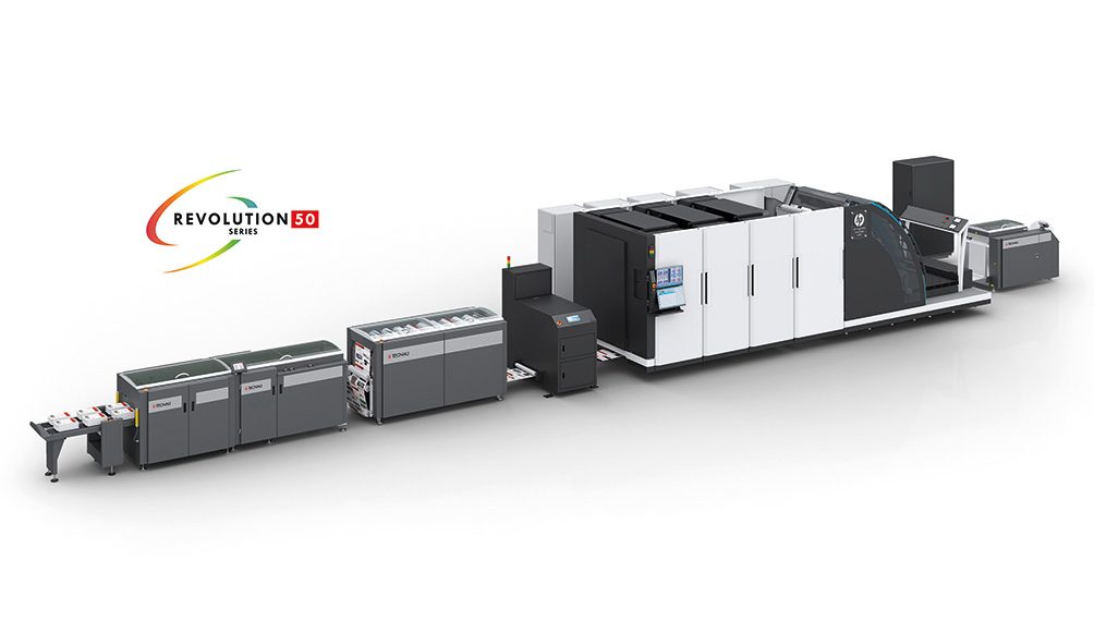 Tecnau Revolution 50 AutoSetup, HP PageWide Web Press A2200 ile entegre çalışmak üzere sertifikalandırıldı