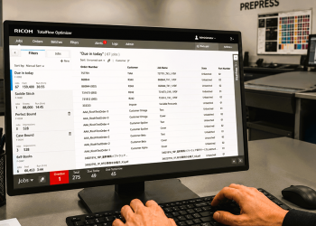 RICOH TotalFlow™ Optimizer iş akışı