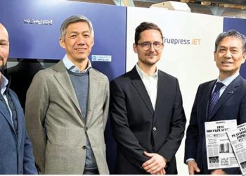 SCREEN Truepress JET 520NX ile isteğe özel uluslararası gazete baskısı