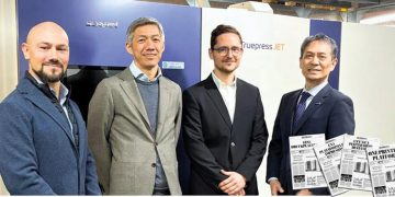 SCREEN Truepress JET 520NX ile isteğe özel uluslararası gazete baskısı