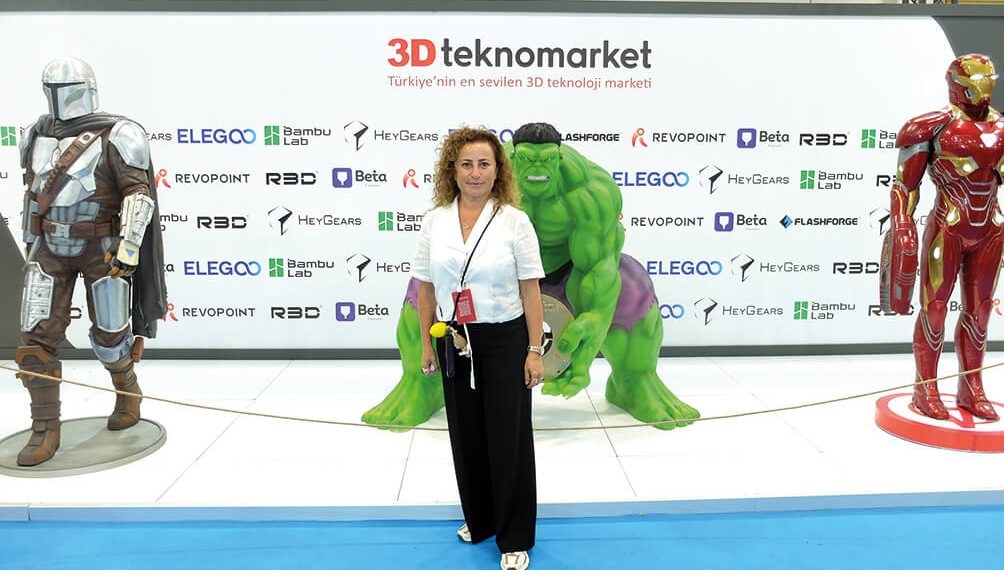 Sibel Aysu (3D Tekno Market Yönetim Kurulu Başkan Yardımcısı):“Gelecekte her evde bir 3D yazıcı mutlaka olacak”