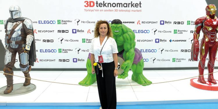 Sibel Aysu (3D Tekno Market Yönetim Kurulu Başkan Yardımcısı):“Gelecekte her evde bir 3D yazıcı mutlaka olacak”