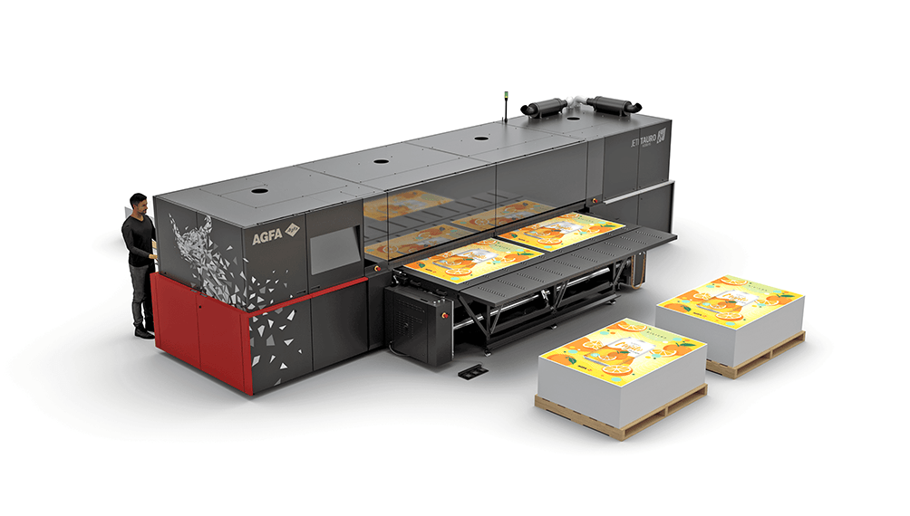 Agfa, yeni Tauro H3300 HS ile kendinikanıtlamış Jeti Tauro ailesini daha fazla baskı işletmesinin kullanımına sunuyor