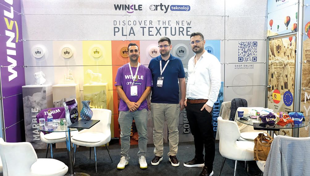Arty Teknoloji, Expo 3D’de Winkle filamentlerini öne çıkardı